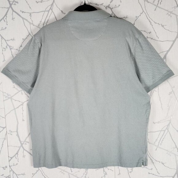 Michael Kors Gray Dots Printed Polo Shirt - Picture 3 of 4